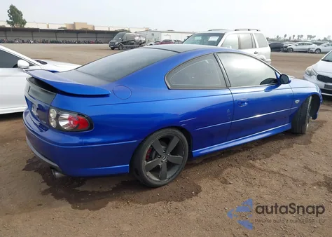 2006 Pontiac Gto from USA, damaged, VIN 6G2VX12U06L550000